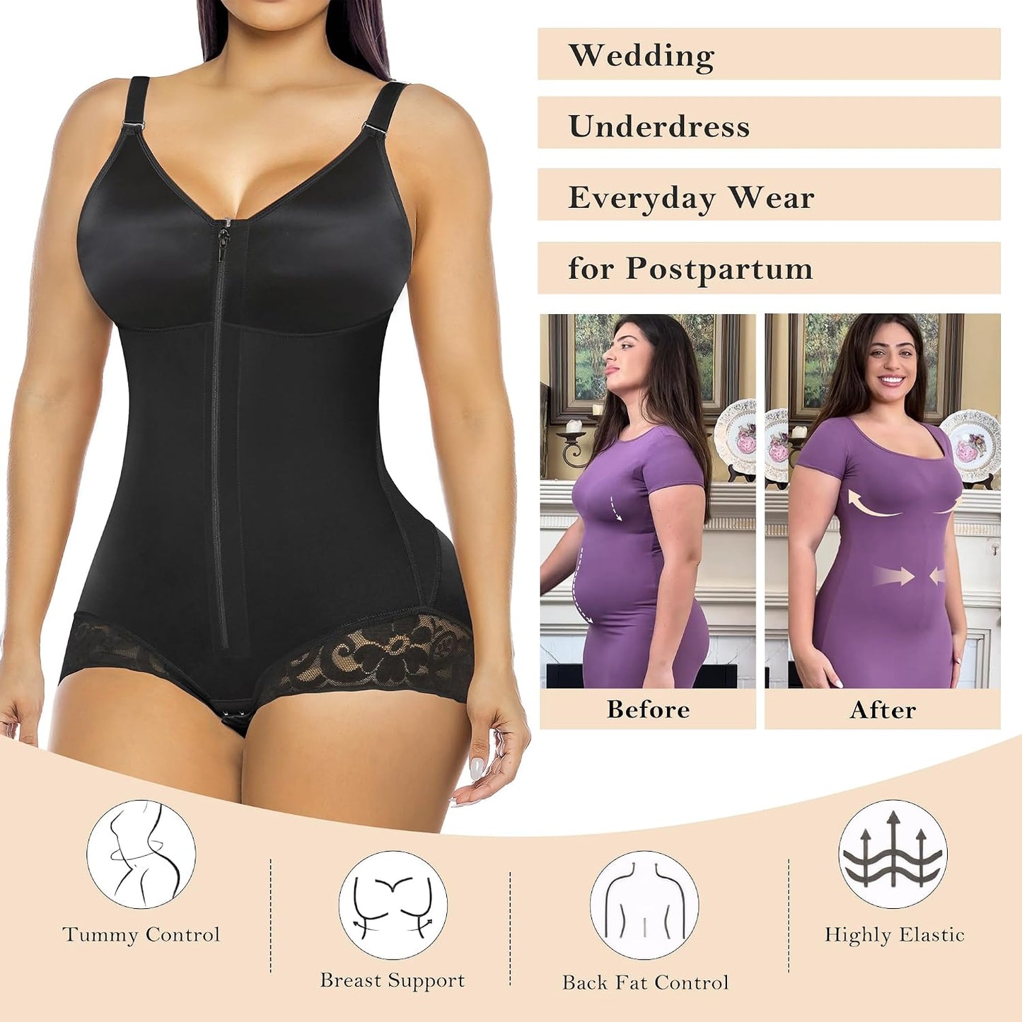 Comfortable Shaping Bodysuit
